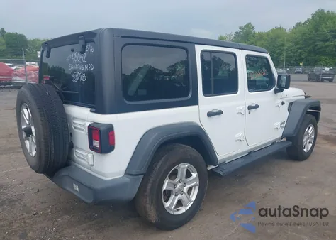 2018 Jeep Wrangler Unlimited Sport S 4X4 z USA, uszkodzony, nr VIN 1C4HJXDG0JW324211